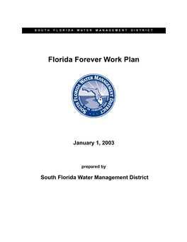 Florida Forever Work Plan