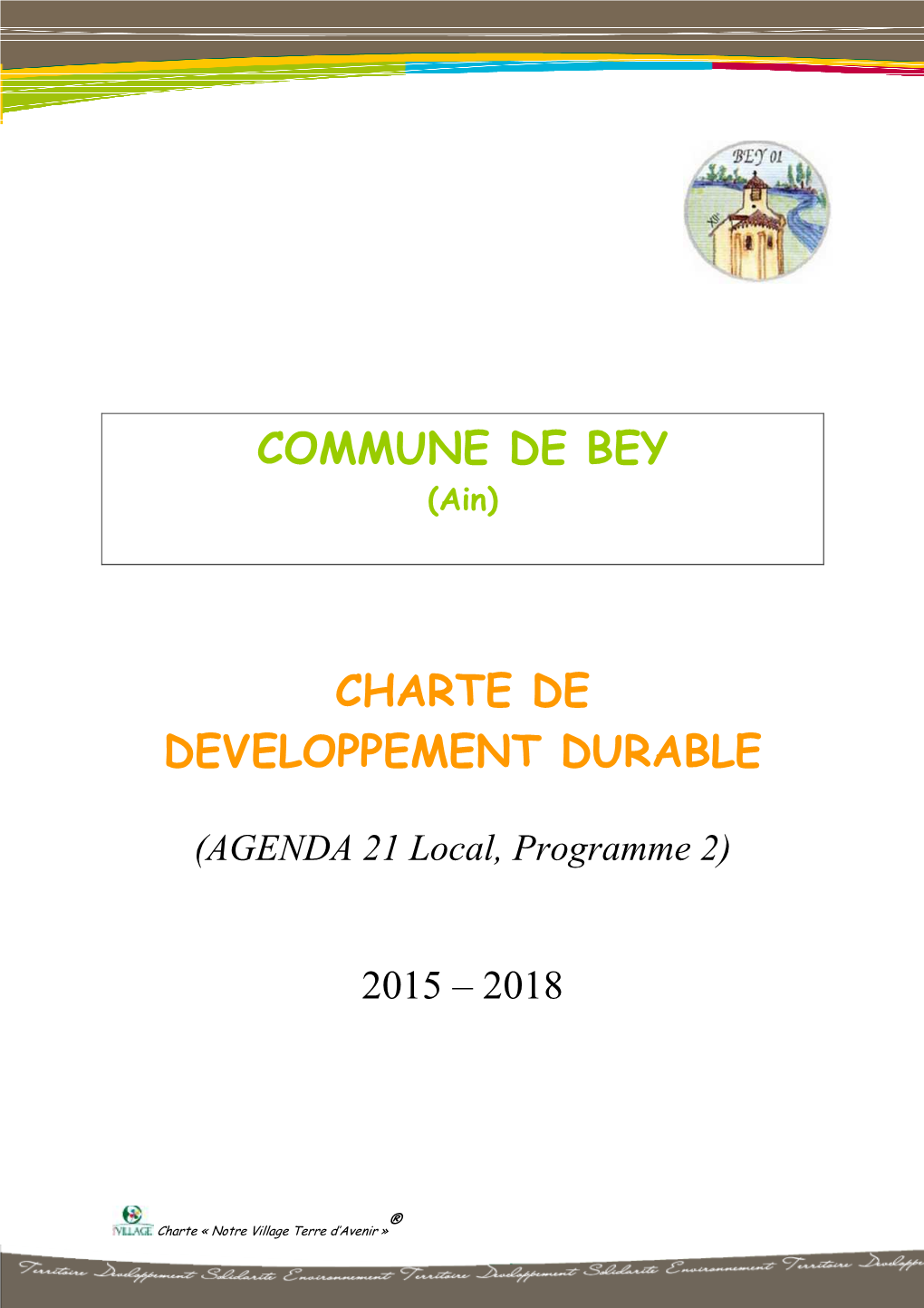 Commune De Bey Charte De Developpement Durable