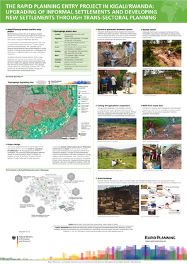 The Rapid Planning Entry Project in Kigali/Rwanda: Upgrading of Informal Settlements and Developing New Settlements Through Trans-Sectoral Planning