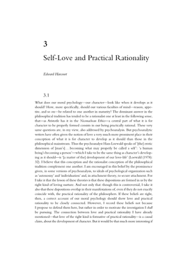 Self-Love and Practical Rationality