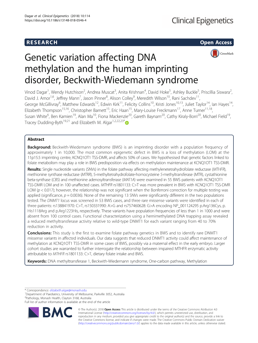 Genetic Variation Affecting DNA Methylation and the Human