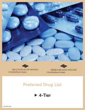 Preferred Drug List 4-Tier