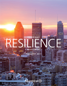 Preliminary Resilience Assessment I February 2017 1