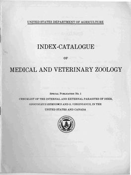 Checklist of the Internal and External Parasites of Deer