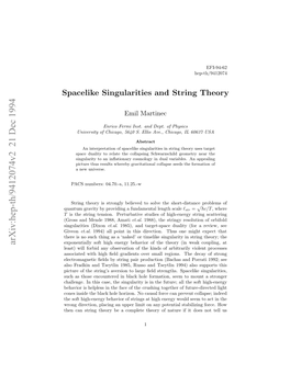 Spacelike Singularities and String Theory
