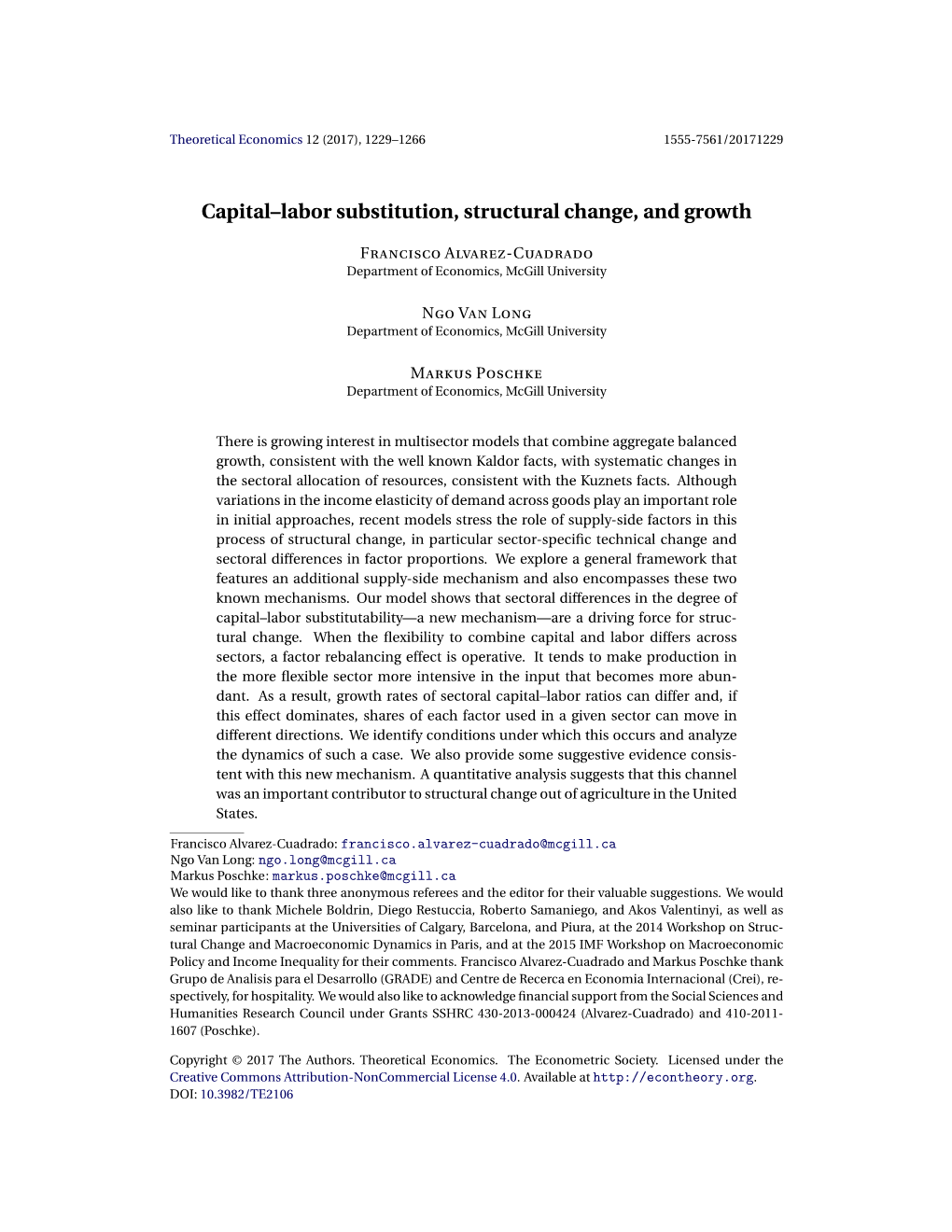 Capital-Labor Substitution, Structural Change, and Growth