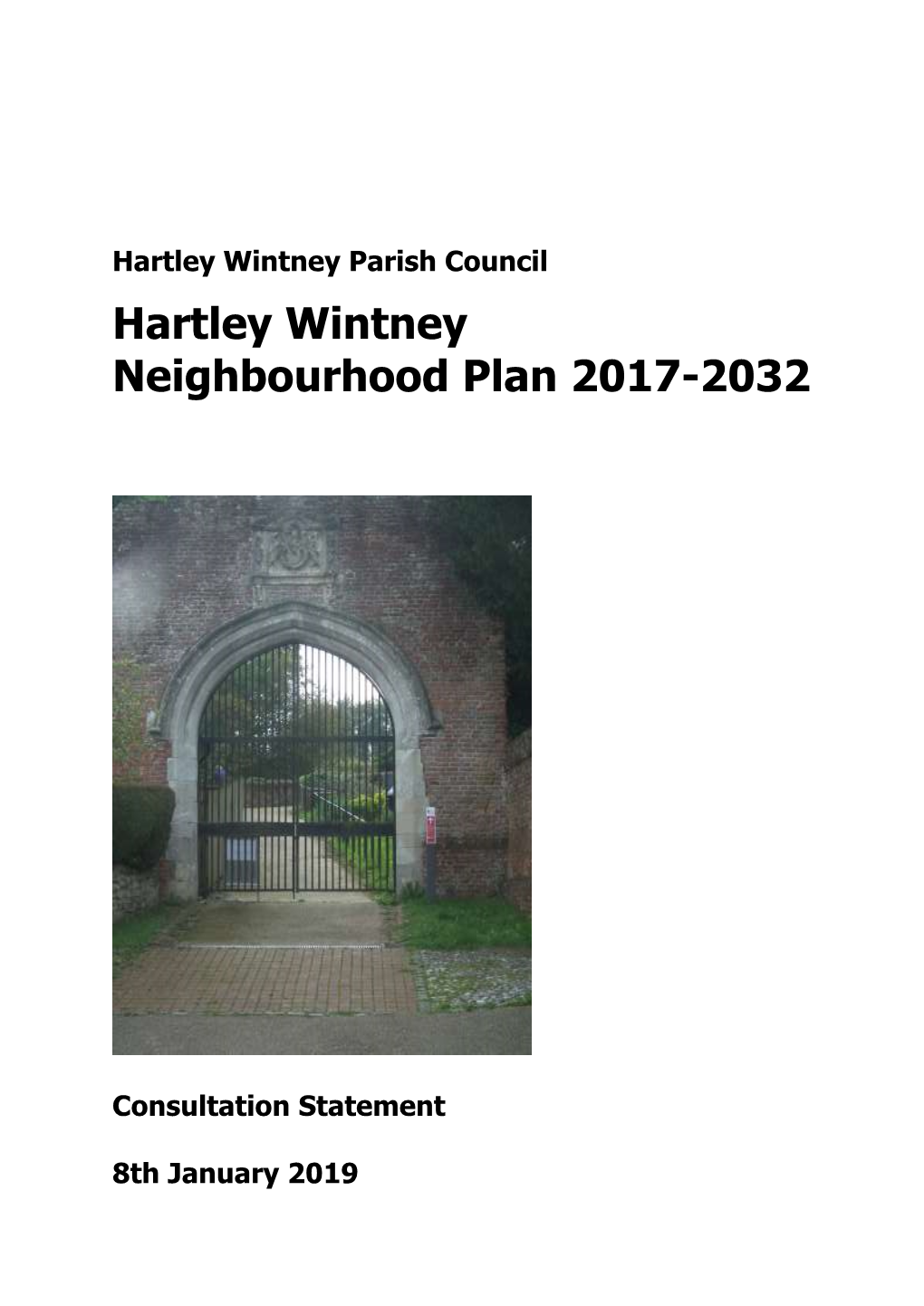 Hartley Wintney Neighbourhood Plan 2017-2032