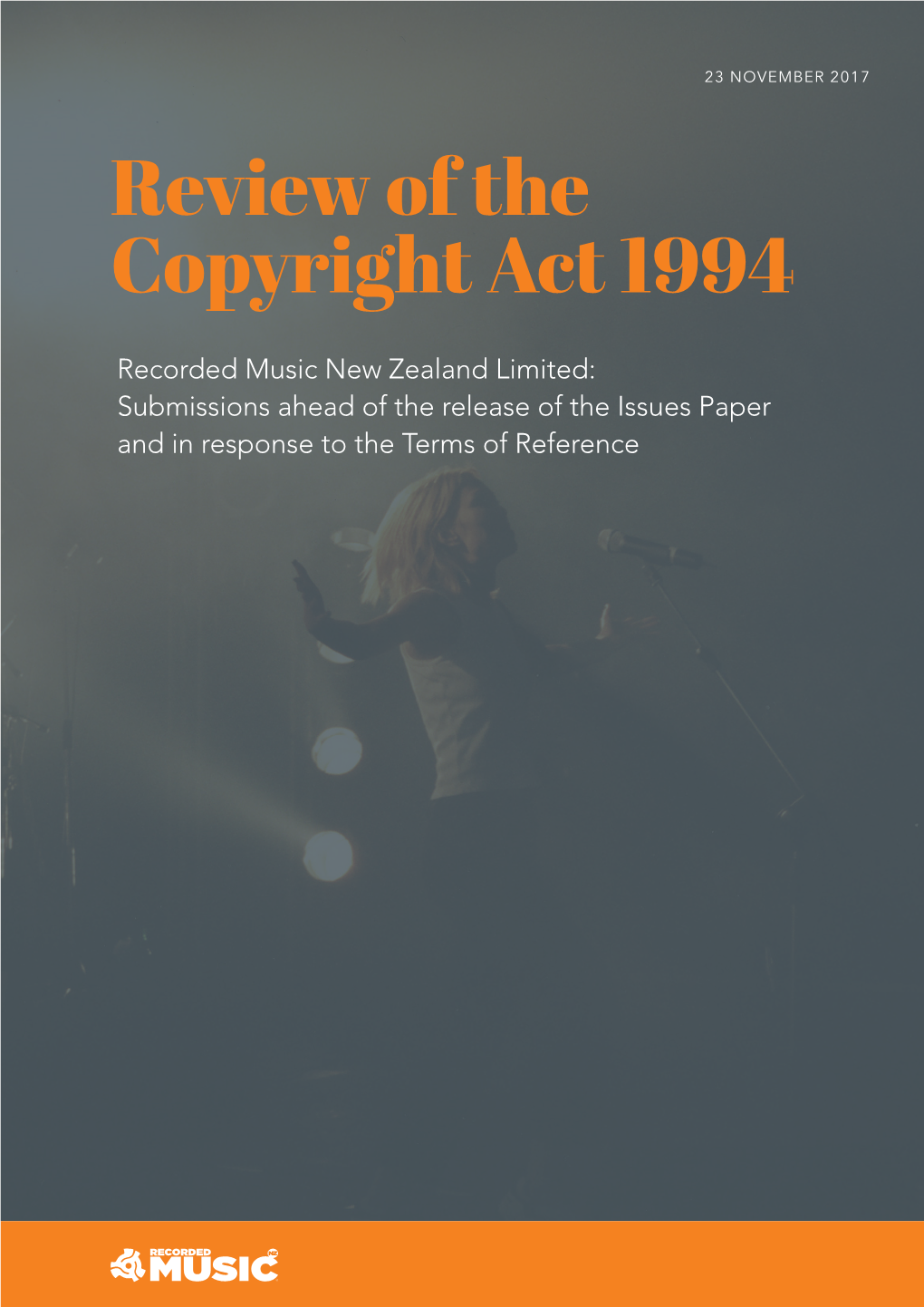 Review of the Copyright Act 1994