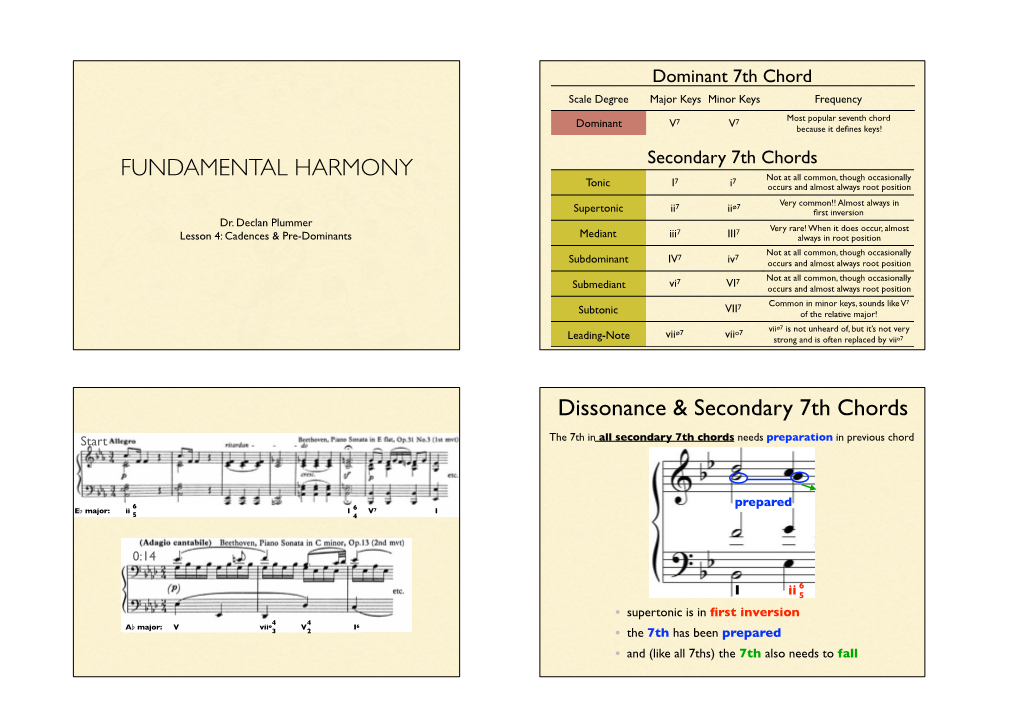 Lesson 4 Cadences & Pre-Dominants.Key