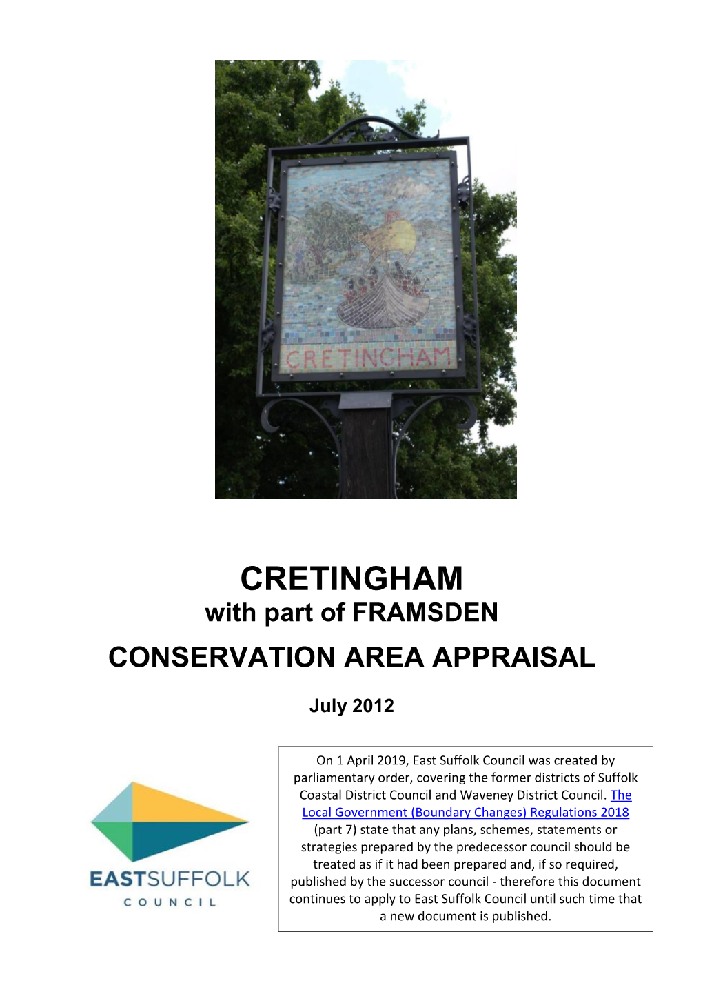 Cretingham Conservation Area Appraisal