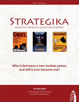 Why Is Germany a Non-Nuclear Power, and Will It Ever Become One?