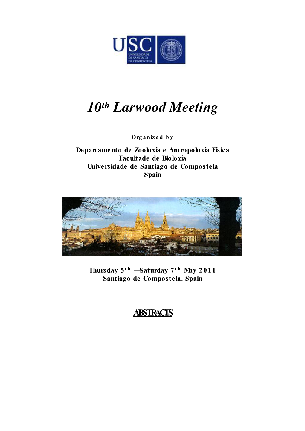 Abstracts 10Th Larwood Meeting.Pages