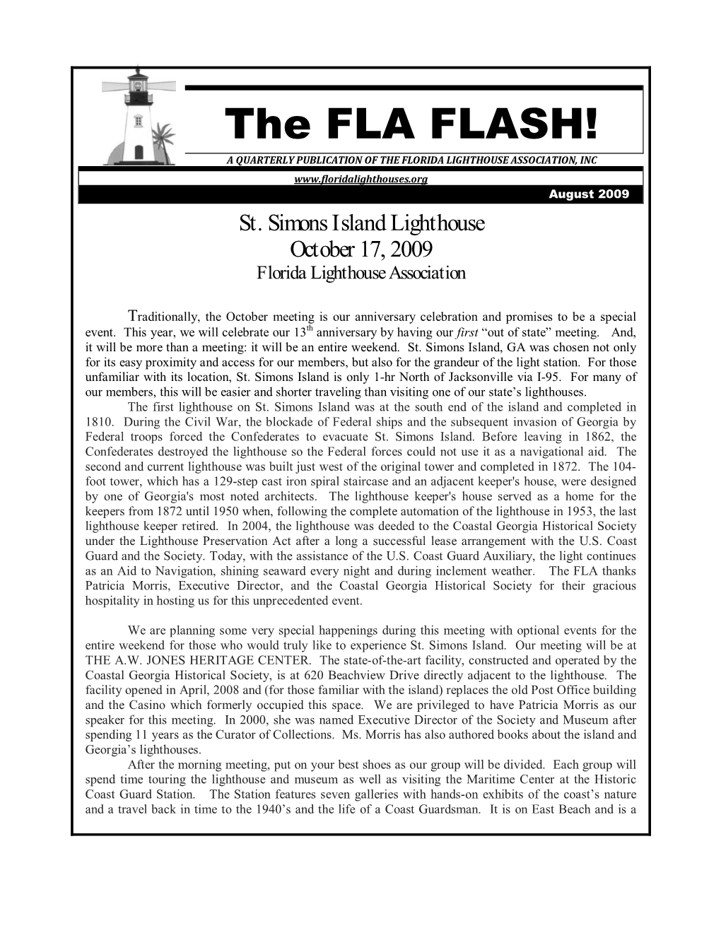The FLA FLASH!