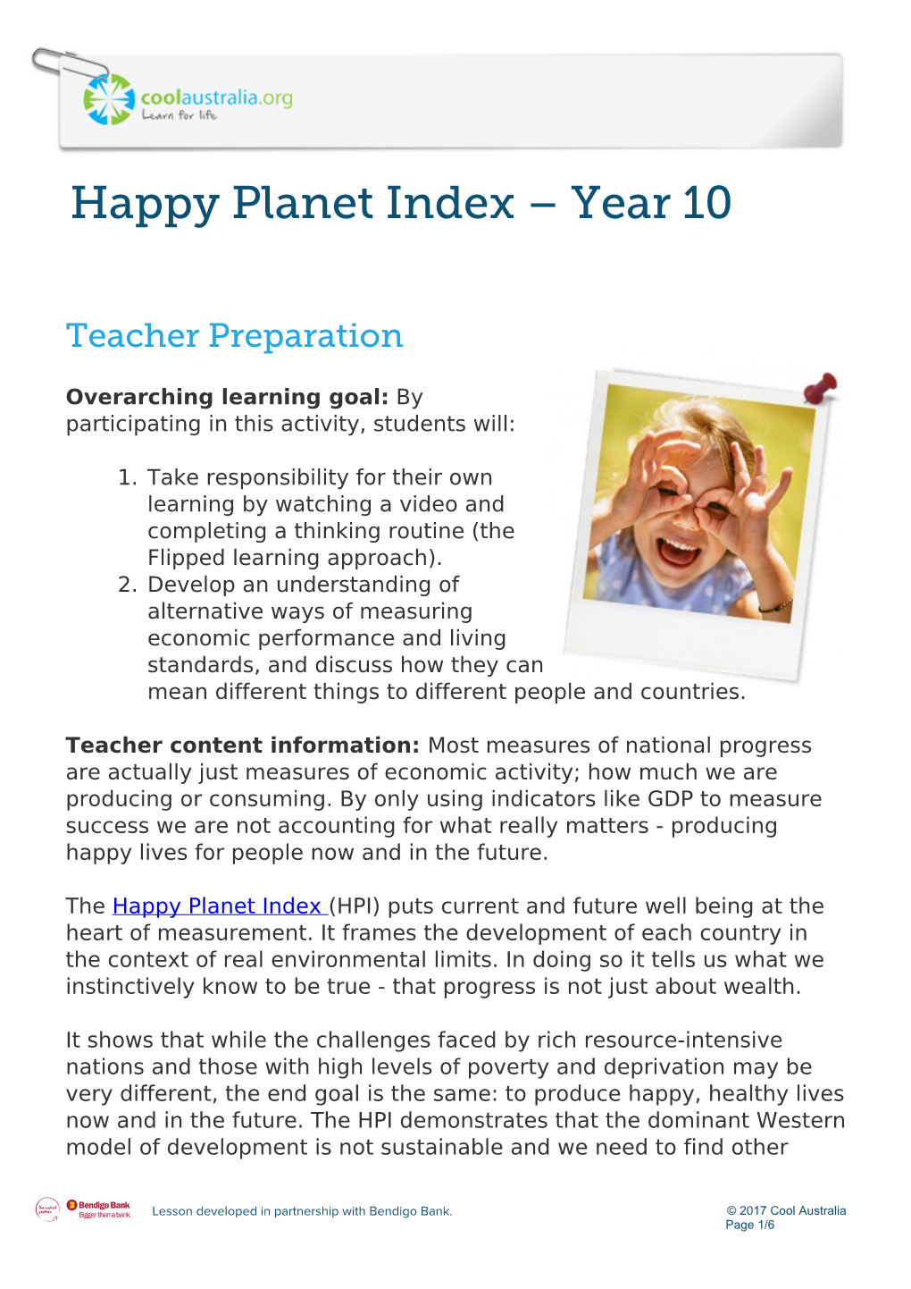 Happy Planet Index &#8211