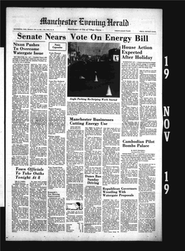 Senate Vote on Energy Bill