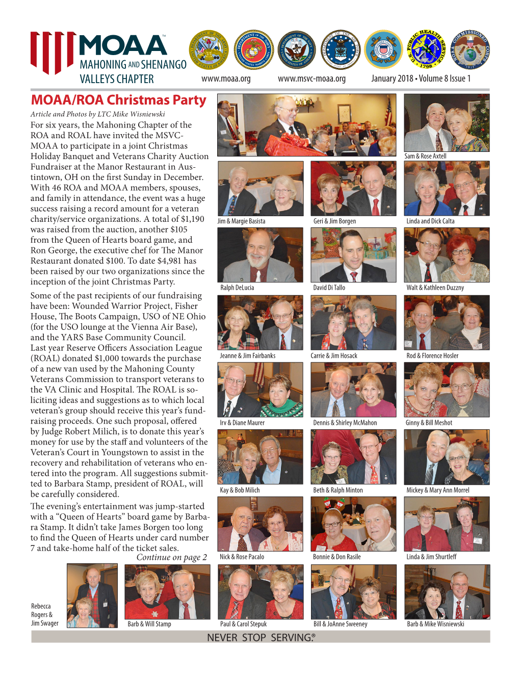 MOAA/ROA Christmas Party