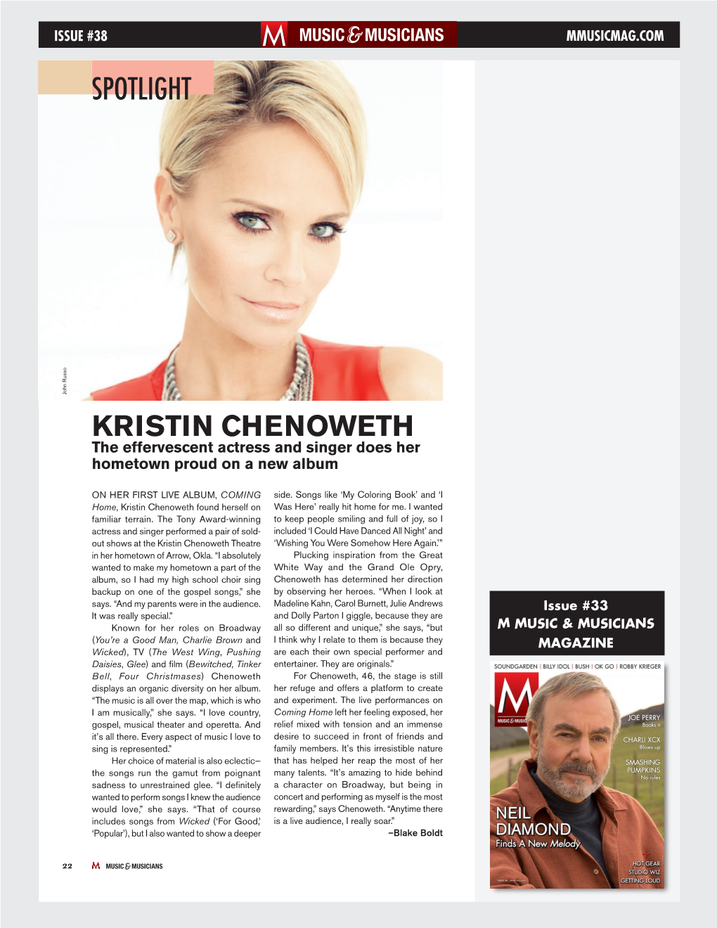 Kristin Chenoweth Spotlight