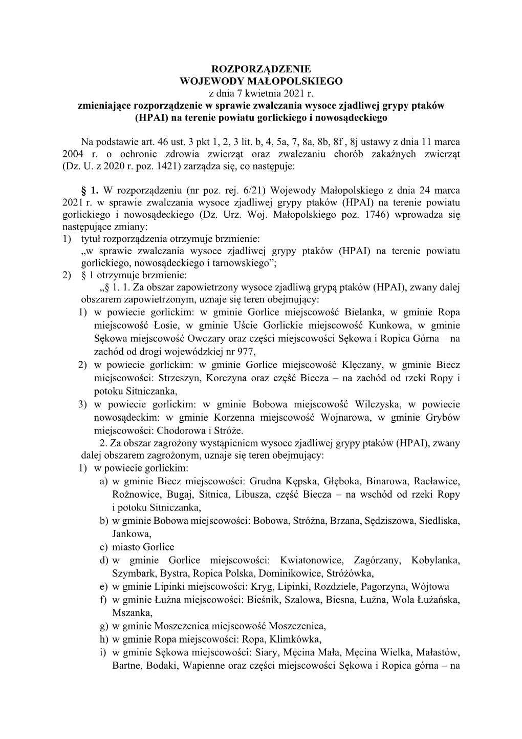 Rozporządzenie Wojewody Małopolskiego.PDF