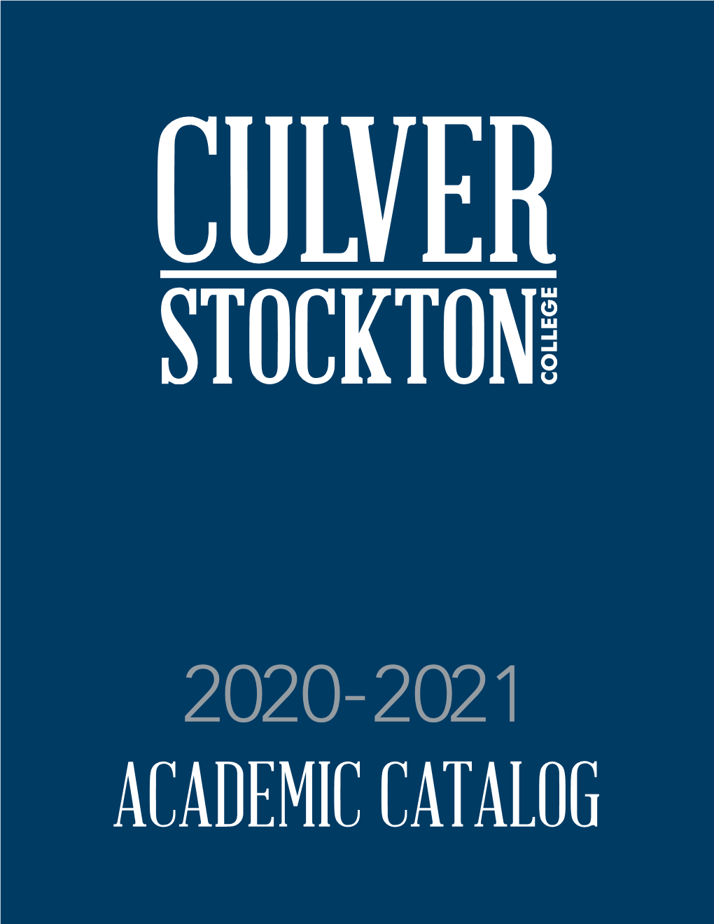 Academic Catalog 2020
