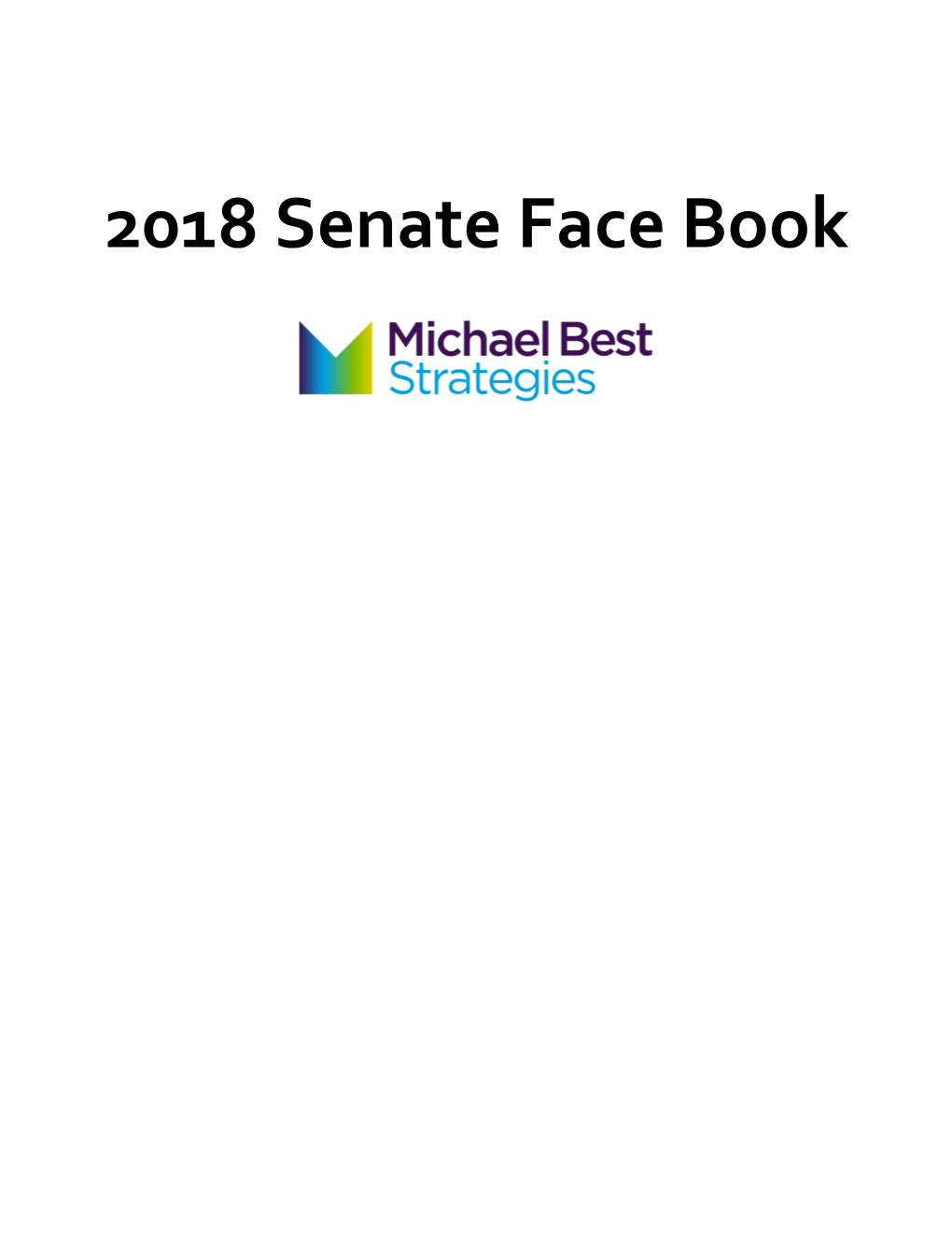 2018 Senate Face Book