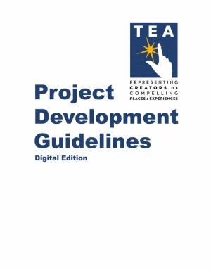TEA's Project Development Guidelines