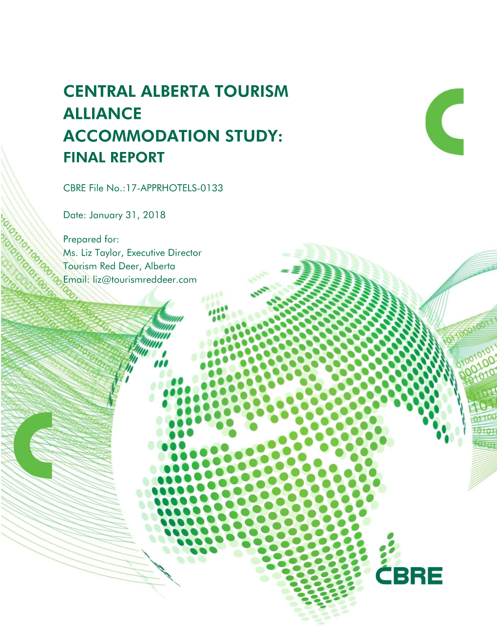 Central Alberta Tourism Alliance Accommodation Study: Final Report