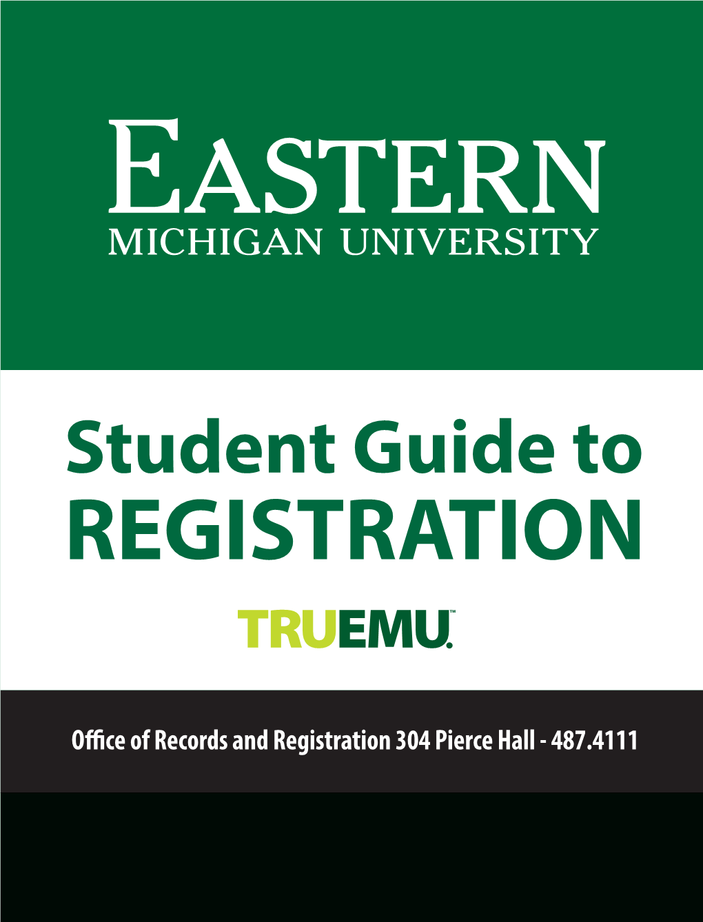 Student Guide to REGISTRATION