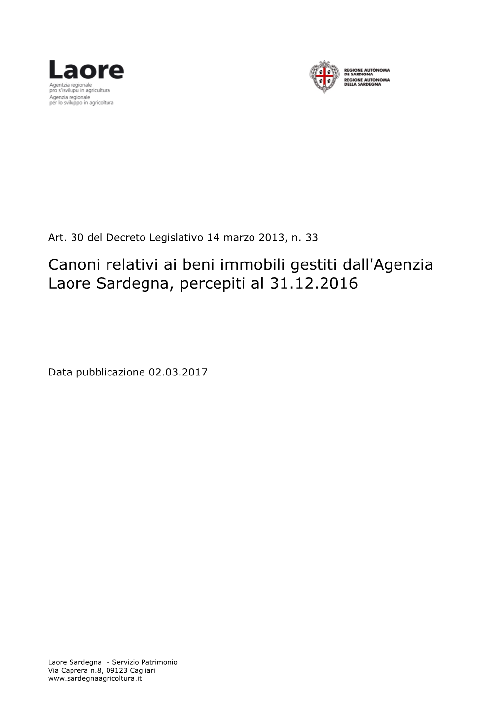 Canoni Al 31.12.2016 [File .Pdf]