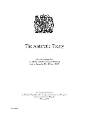 The Antarctic Treaty Cm 8841
