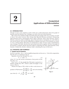 Geometrical Applications of Differentiation Aaaaa