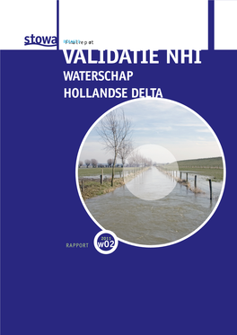 Validatie NHI Voor Waterschap Hollandse Delta