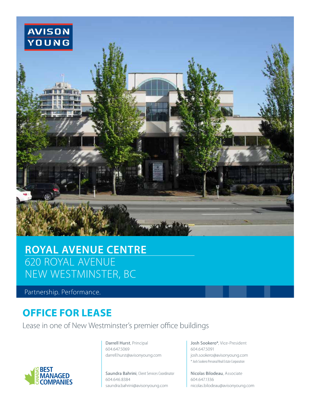 Royal Avenue Centre 620 Royal Avenue New Westminster, Bc