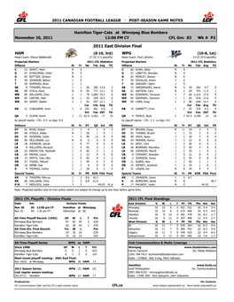 2011 GN CFL Playoff2 Gm 83 Team At