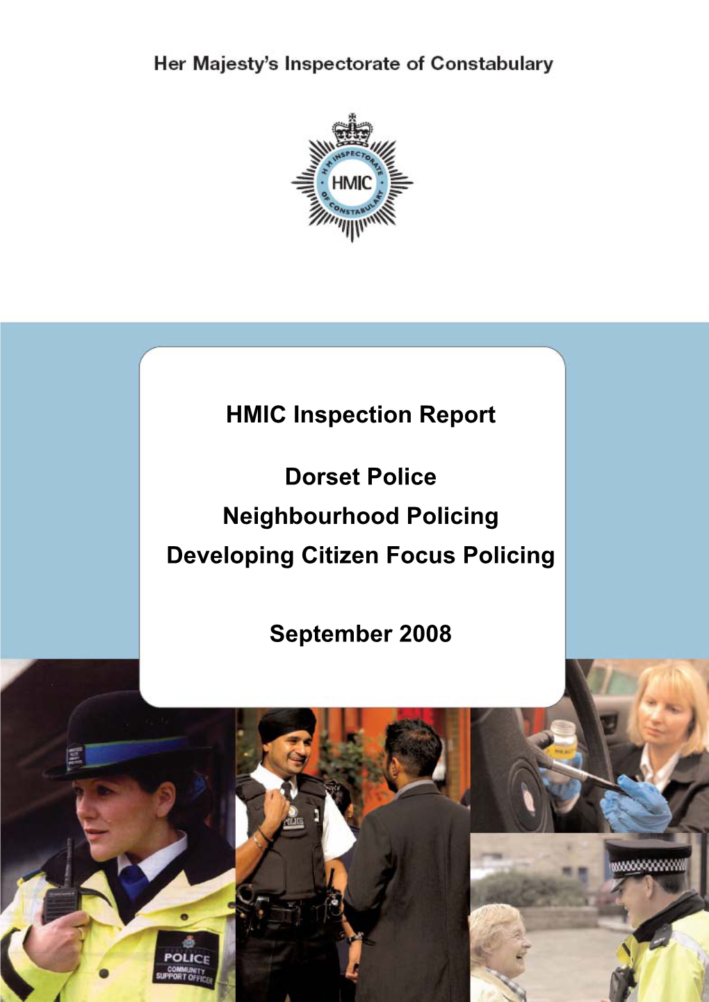 Neighbourhood Policing Developing Citizen Focus Policing