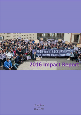 2016 Impact Report Justice for Iran