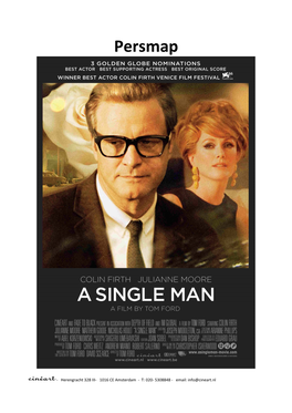 A Single Man Persmap NL