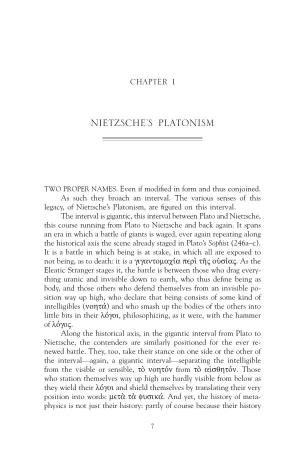 Nietzsche's Platonism