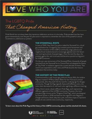 Learn More About Pride History