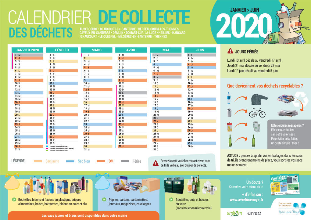 Calendrier De Collecte