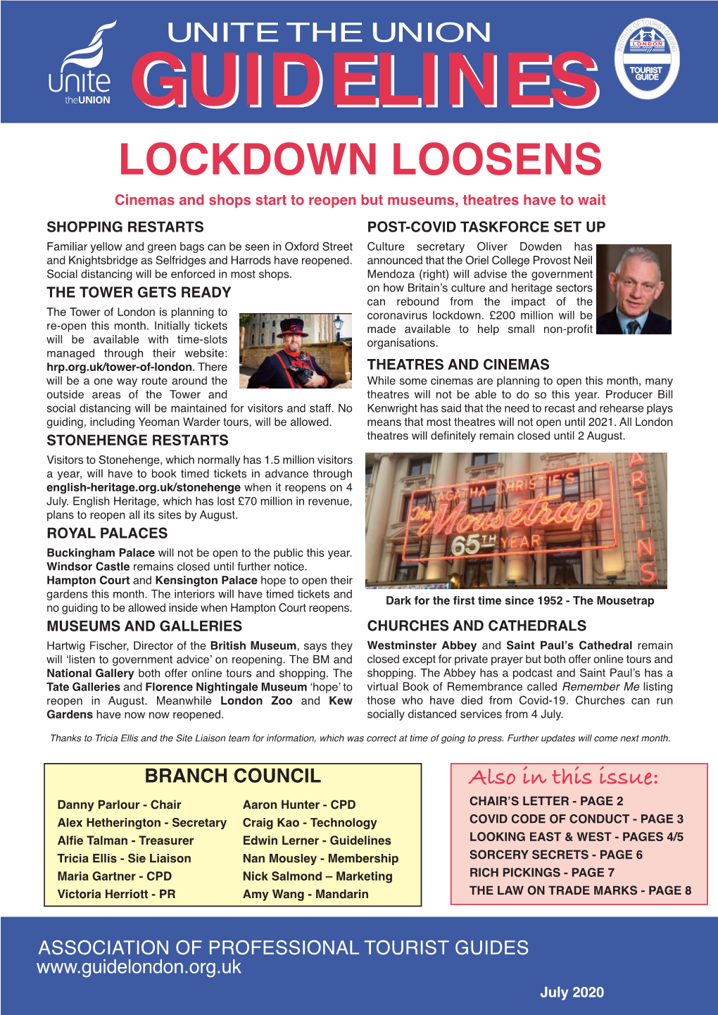 Lockdown Loosens