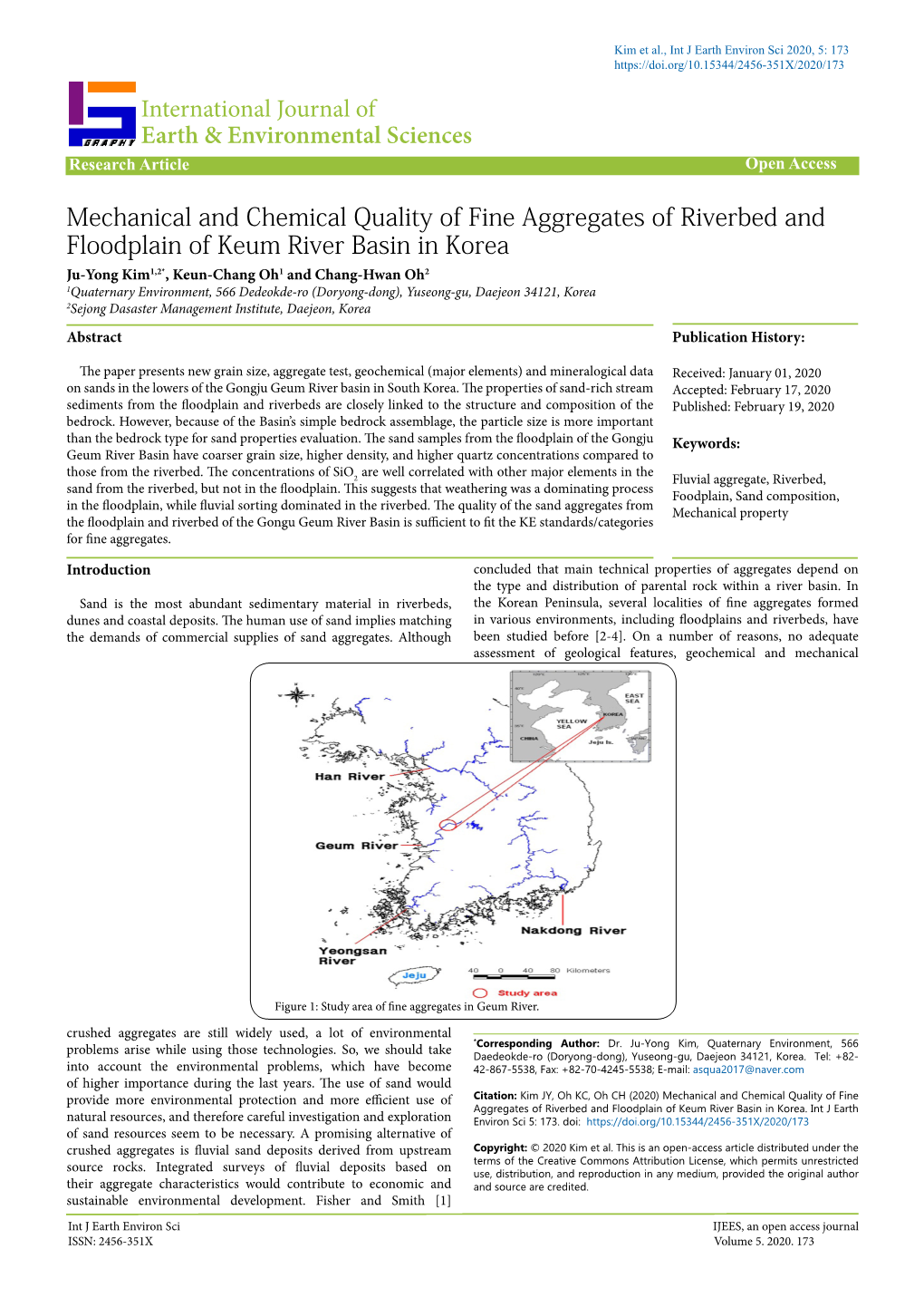 Mechanical and Chemical Quality of Fine Aggregates of Riverbed And