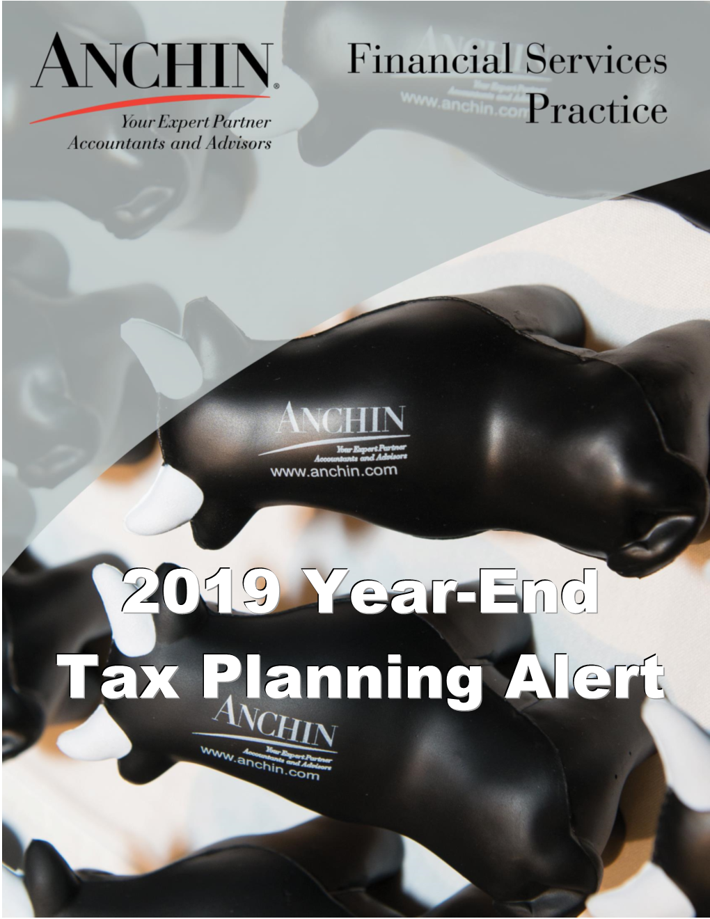 2019 Year-End Tax Planning Alert