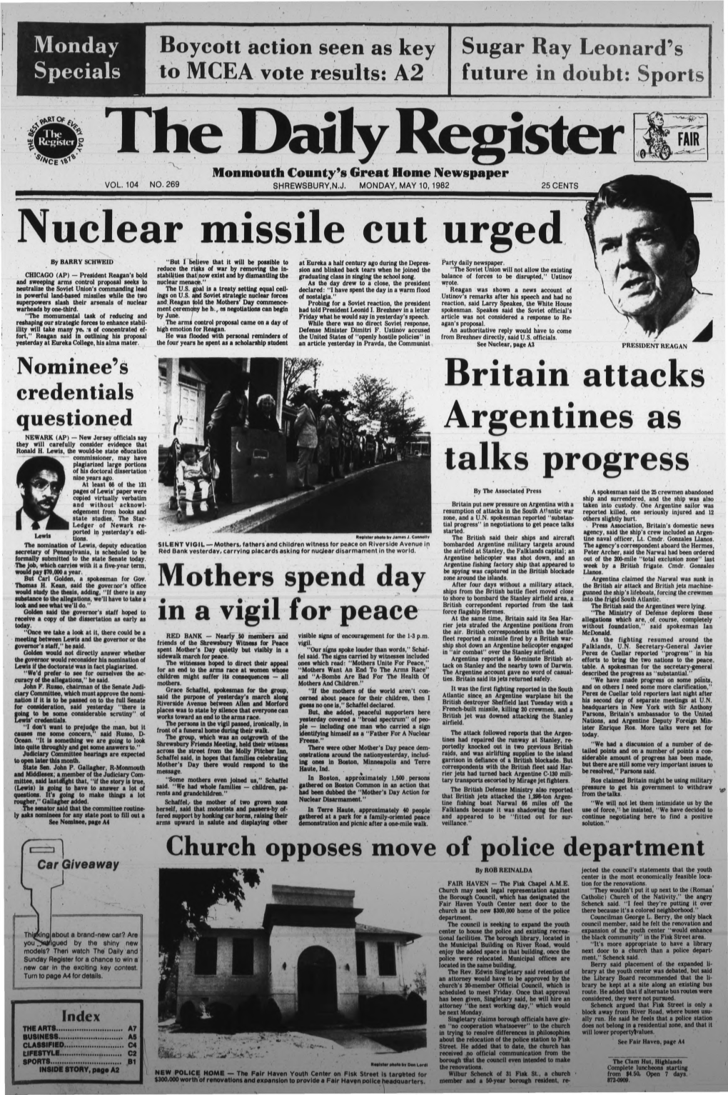 Nuclear Missile Cut Urged