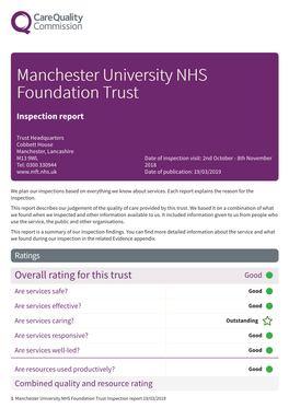 R0A Manchester University NHS Foundation Trust