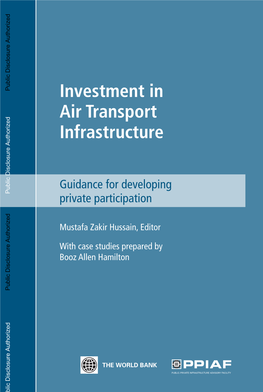 Investment in Air Transport Infrastructure