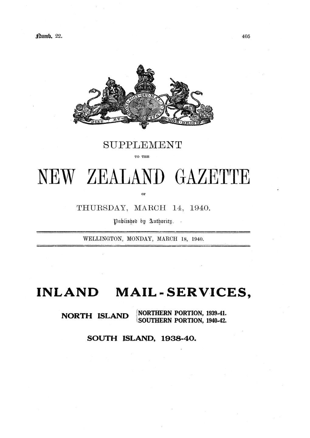 New Zealand Gazette