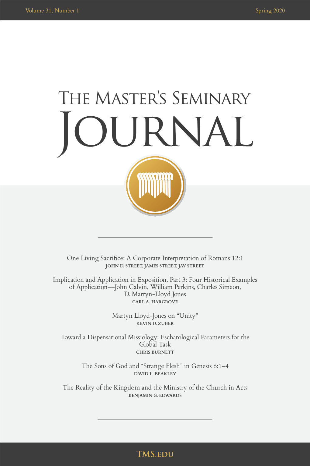 TMS-Journal-Volume-31-Number-1