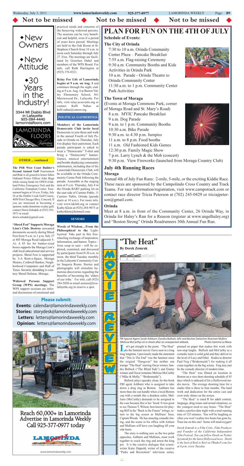 Lamorinda Weekly Issue 9 Volume 7