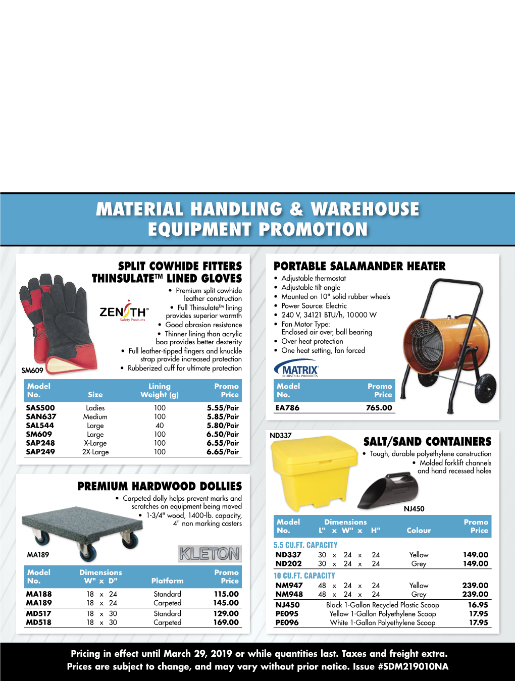 Material Handling & Warehouse