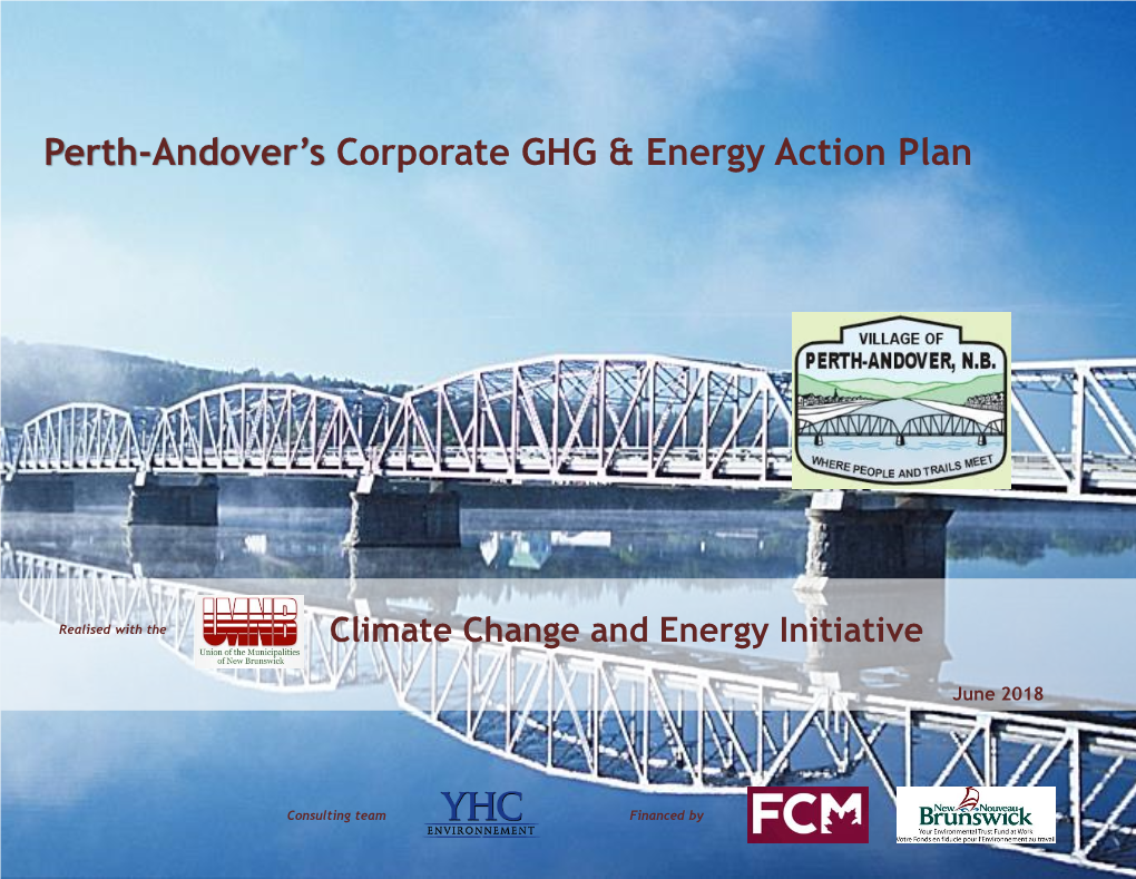 Perth-Andover's Corporate GHG & Energy Action Plan